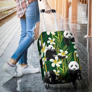 Panda Bamboo Flower Pattern  Luggage Covers
