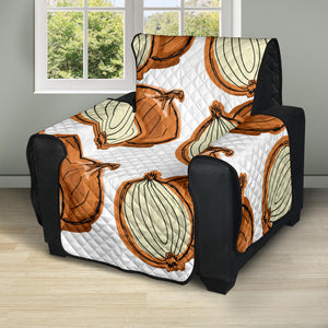 Onion Theme Pattern Recliner Cover Protector