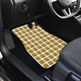 Hamburger Pattern Print Design 05 Front Car Mats