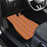 Popcorn Pattern Print Design 05 Front Car Mats