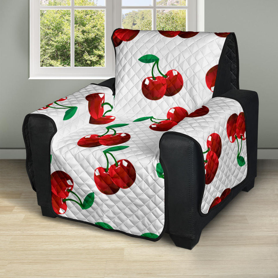 Cherry Pattern Recliner Cover Protector