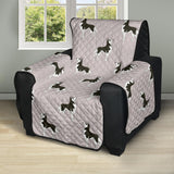 Siberian Husky Pattern Background Recliner Cover Protector