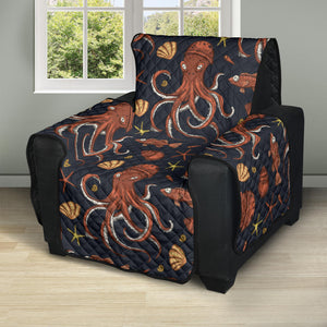 Octopus Pattern Recliner Cover Protector