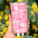 Pink Camo Camouflage Pattern Tumbler