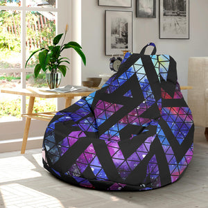 Space Colorful Tribal Galaxy Pattern Bean Bag Cover