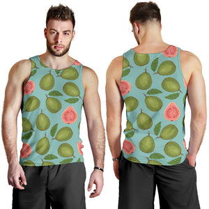 Guava Pattern Green Background Men Tank Top