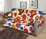 Colorful Rooster Chicken Guitar Pattern Sofa Cover Protector