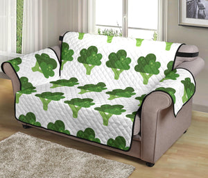 Broccoli Pattern Loveseat Couch Cover Protector