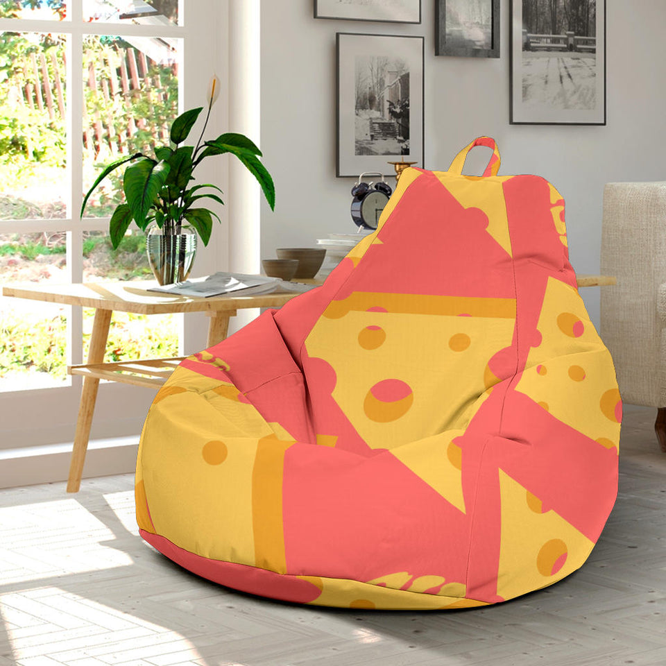 Sliced Cheese Pattern  Bean Bag Cover