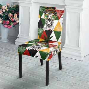 Cool Camel Leaves Pattern Dining Chair Slipcover