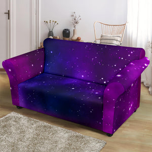 Pink Space Galaxy Pattern4 Loveseat Couch Slipcover