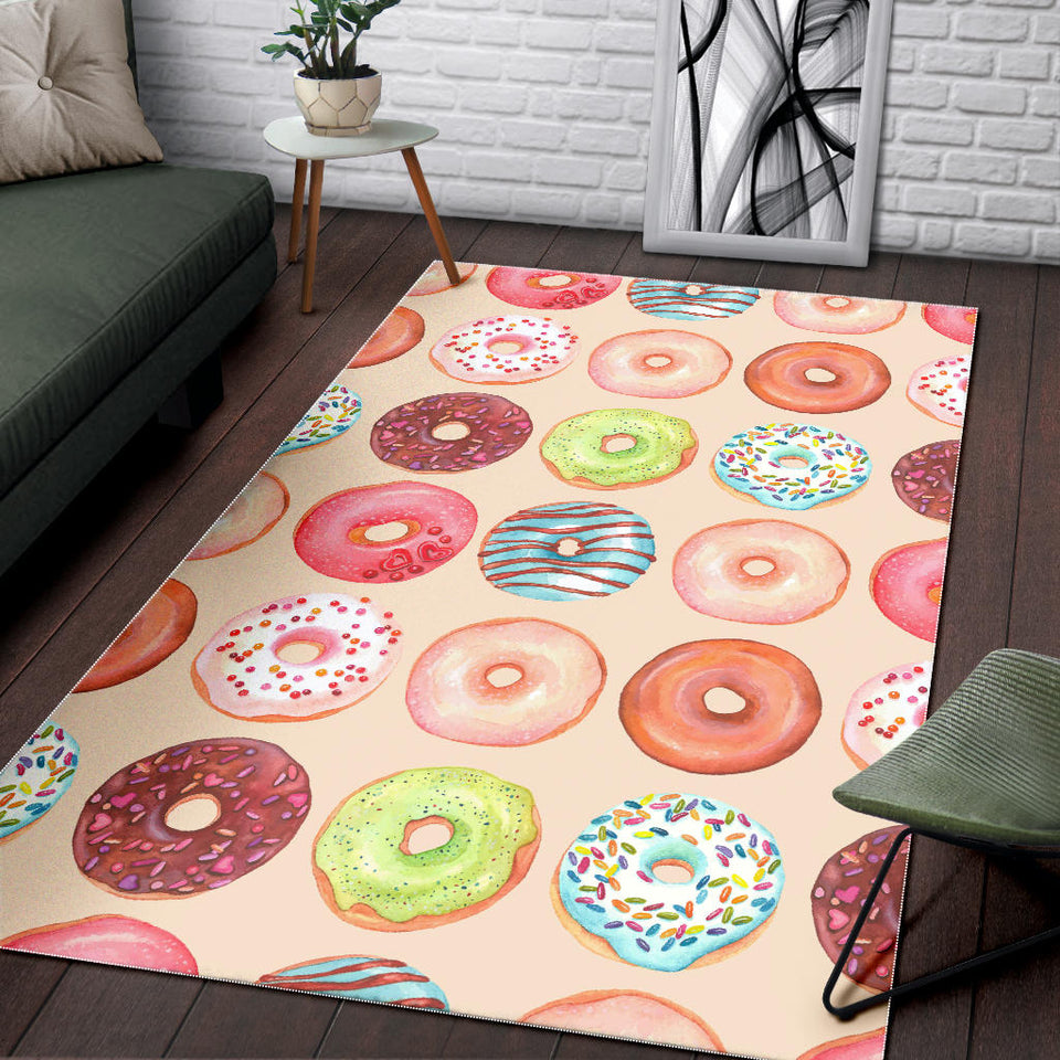 Donut Pattern Area Rug