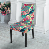 Tennis Pattern Print Design 01 Dining Chair Slipcover