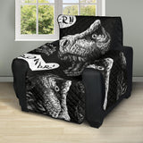 Dinosaur T-rex Head Pattern Recliner Cover Protector