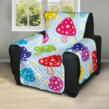 Colorful Mushroom Pattern Recliner Cover Protector