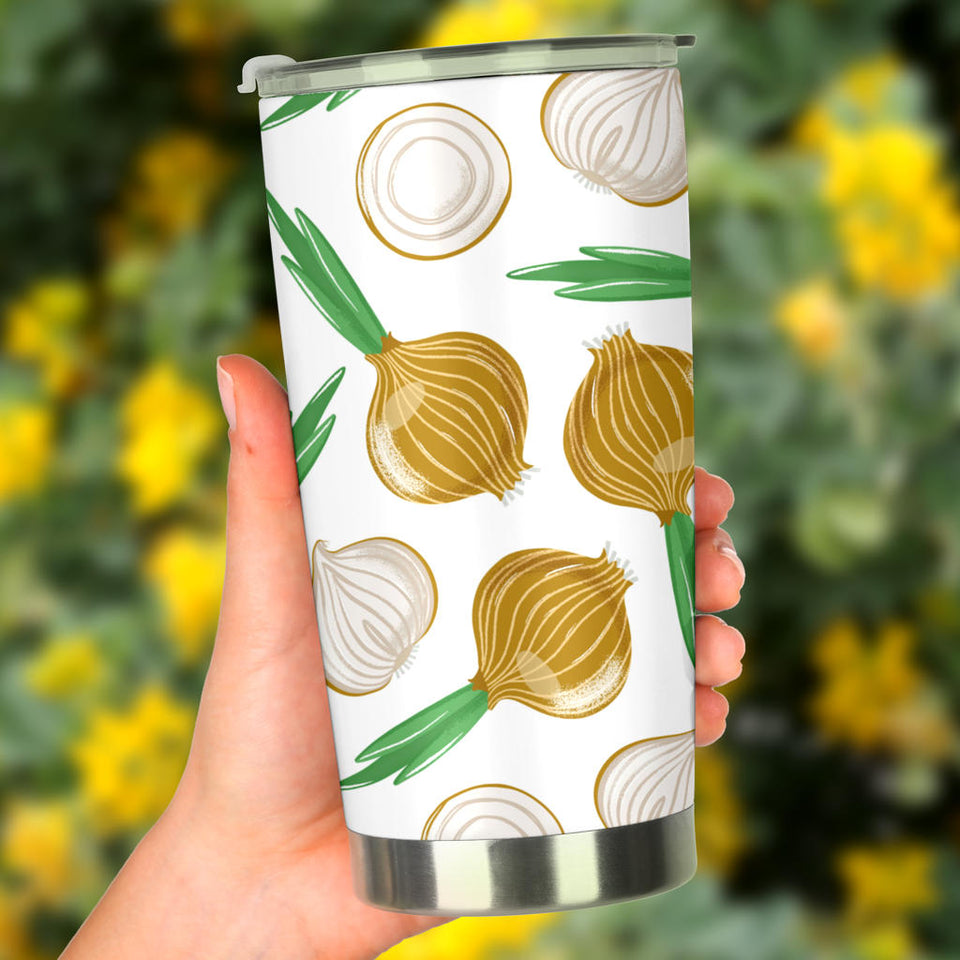 Onion Pattern Background Tumbler