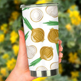 Onion Pattern Background Tumbler