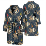 Garlic Pattern Men Bathrobe