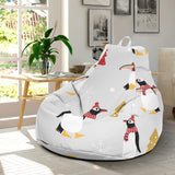 Penguin Christmas Tree Pattern Bean Bag Cover