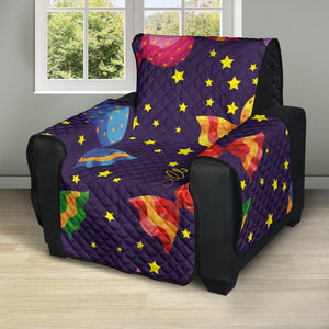 Candy Star Pattern Recliner Cover Protector