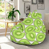 Sliced Kiwi Pattern Background Bean Bag Cover