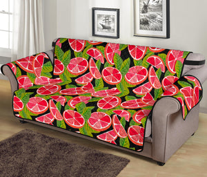 Grapefruit Leaves Pattern Sofa Cover Protector