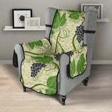 Grape Leaves Pattern Chair Cover Protector