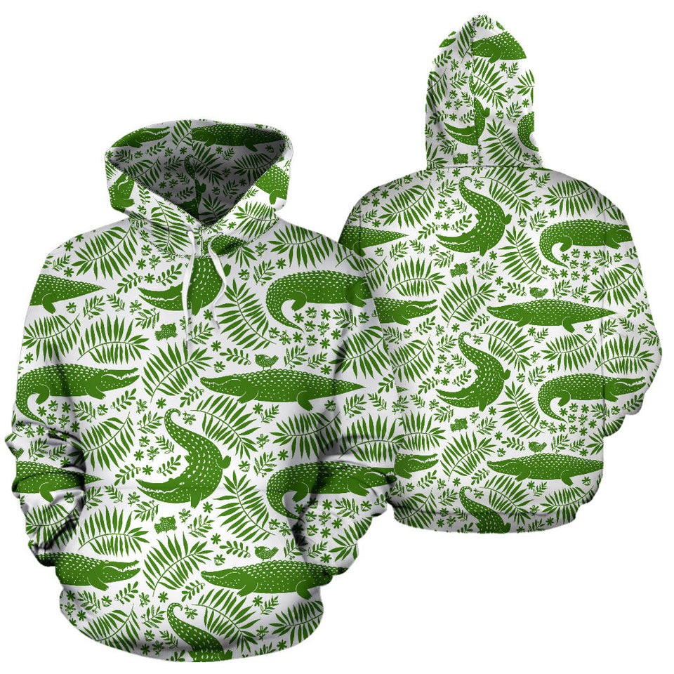 Crocodile Pattern Men Women Pullover Hoodie