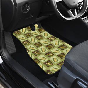 Corn Pattern Print Design 02 Front Car Mats