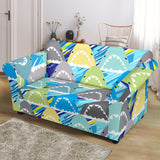 Shark Head Pattern Loveseat Couch Slipcover