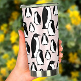 Penguin Pattern Background Tumbler