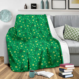 Tennis Pattern Print Design 03 Premium Blanket