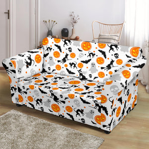 Halloween Pattern Loveseat Couch Slipcover