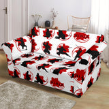 Ninja Pattern Loveseat Couch Slipcover