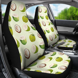 Coconut Pattern Print Design 04 Universal Fit Car Seat Covers