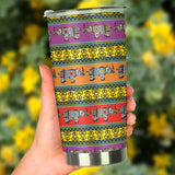 Rhino African Afro Dashiki Adinkra Kente Pattern Ethnic Motifs Tumbler