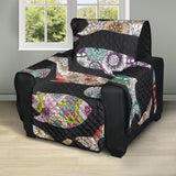 Whale Flower Tribal Pattern Recliner Cover Protector