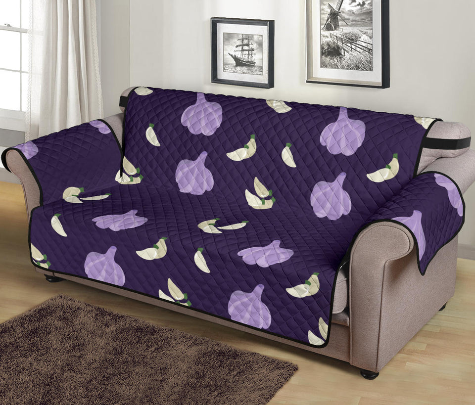 Garlic Pattern Background Theme Sofa Cover Protector