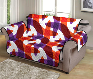 Boomerang Pattern Background Loveseat Couch Cover Protector