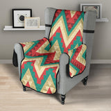 Zigzag Chevron Pattern Chair Cover Protector