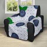 Blueberry Pokka Dot Pattern Recliner Cover Protector