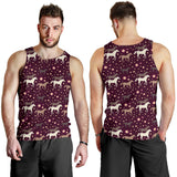 Horse Pattern Background Men Tank Top