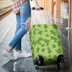 Lime Pattern Background Luggage Covers