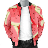 Watermelon Pattern Background Men Bomber Jacket