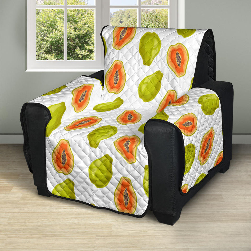 Papaya Pattern Theme Recliner Cover Protector