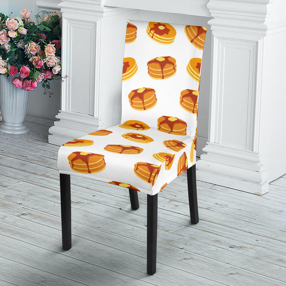Pancake Pattern Print Design 04 Dining Chair Slipcover