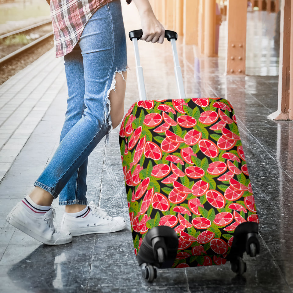 Grapefruit Leaves Pattern Luggage Covers