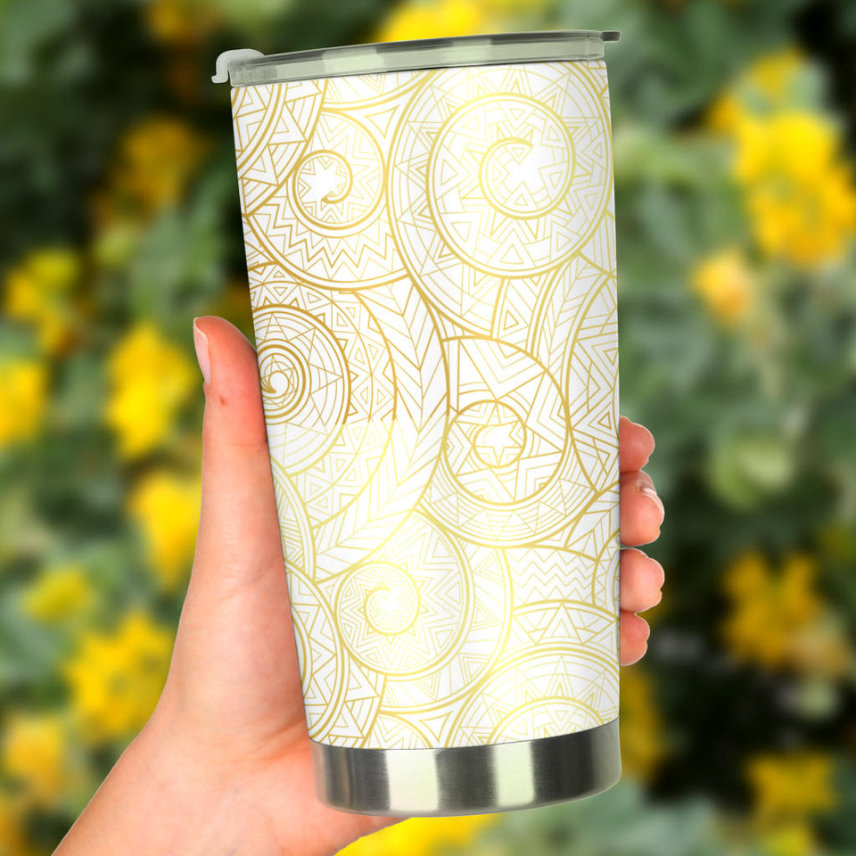 Shell Tribal Pattern Tumbler