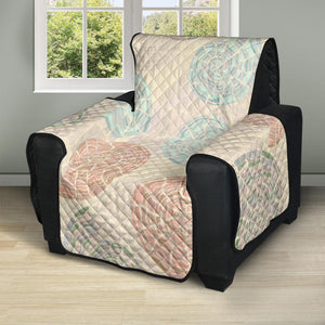 Shell Pattern Recliner Cover Protector