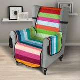 Rainbow Pattern Chair Cover Protector